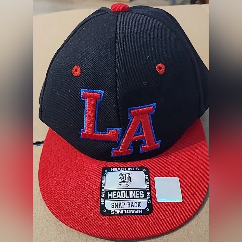 LA Snapback Hat Cap Mens by Headlines